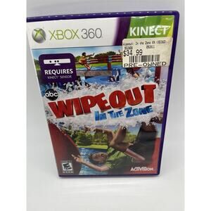 Kinect ABC’s Wipeout In The Zone (Xbox 360, 2011) Rare Video Game With Manual